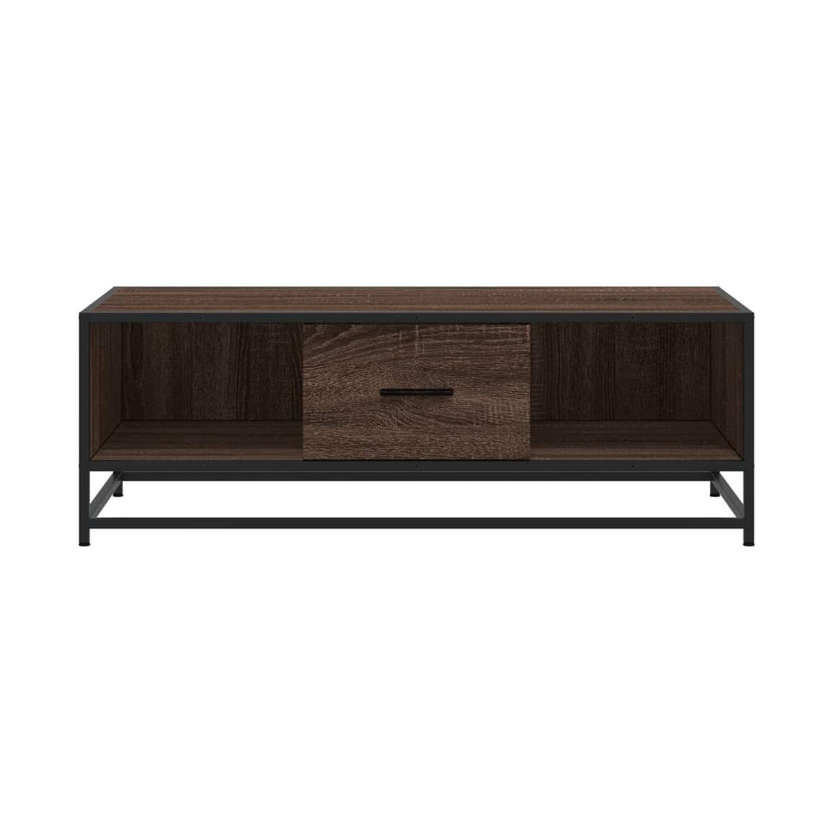 Sohvapöytä 100X57X35 Cm Tekninen Puu Ja Metalli