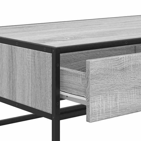 Sohvapöytä 100X50X35 Cm Tekninen Puu Ja Metalli