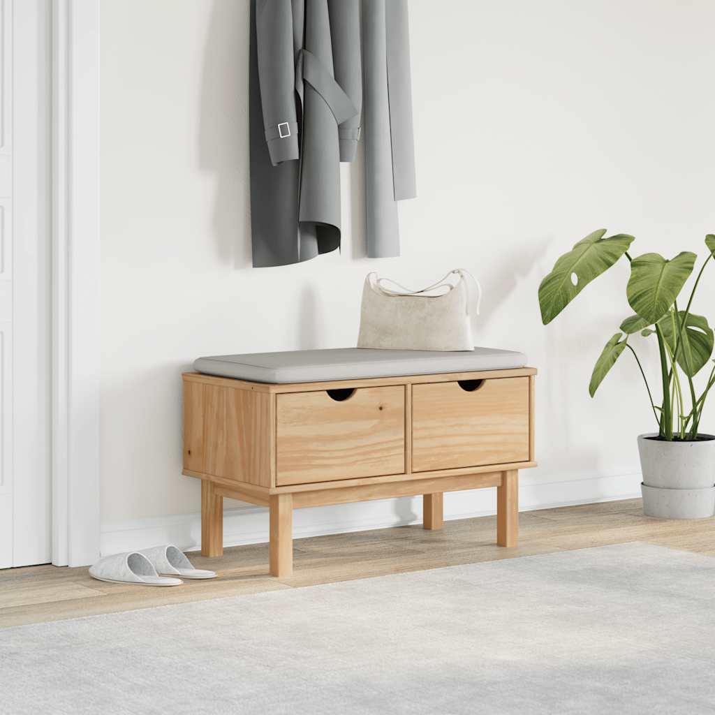 Eteisen Penkki Otta 80X40X45 Cm Täysi Mänty