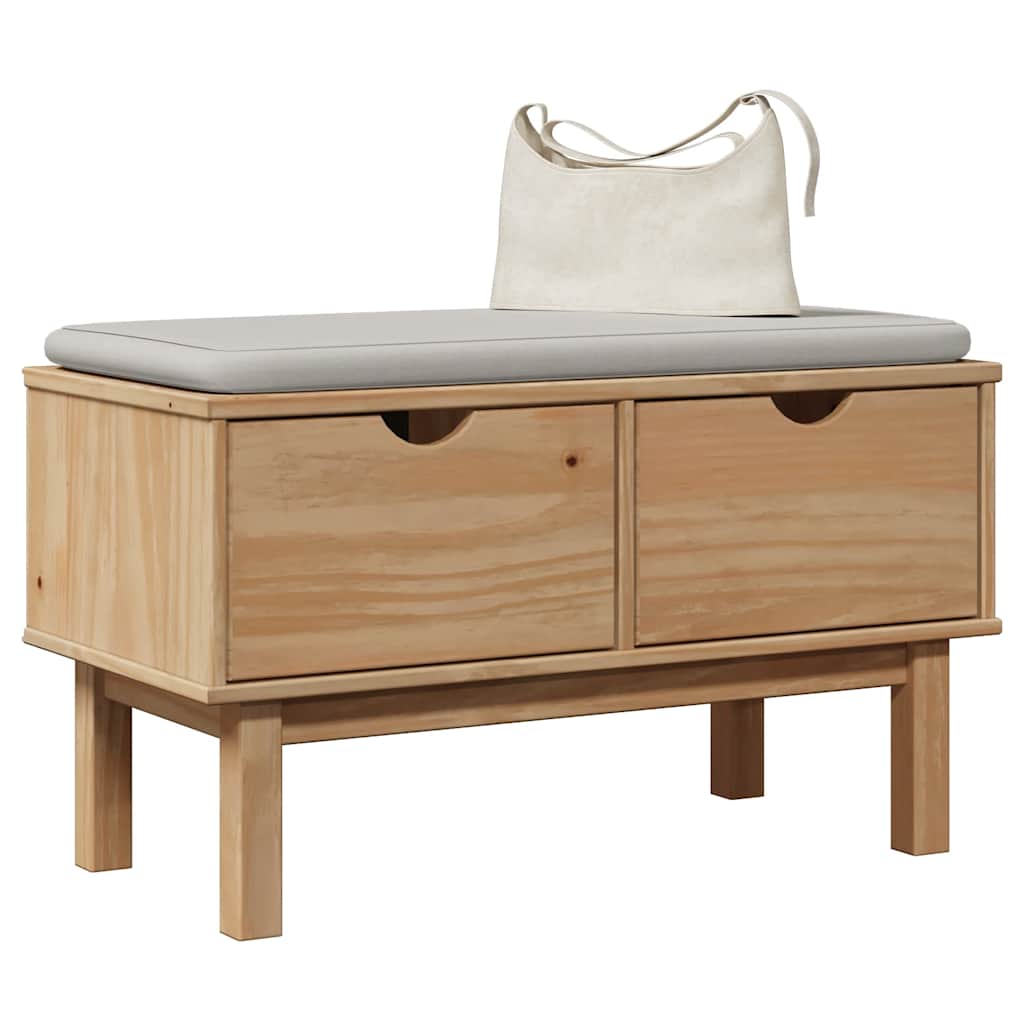 Eteisen Penkki Otta 80X40X45 Cm Täysi Mänty