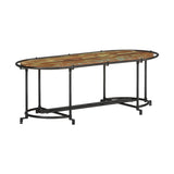Sohvapöytä 110X55X40 Cm Täysi Kierrätetty