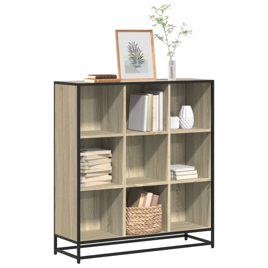 Kirjahylly Sonoma-Tammi 33,5X33X107,5 Cm Lastulevy