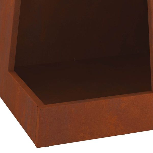 Tulisija Ruskea Säänkestävä Teräs