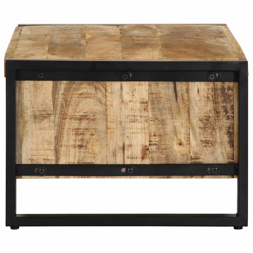 Sohvapöytä 90X50X36 Cm Karkea Täysi Mangopuu