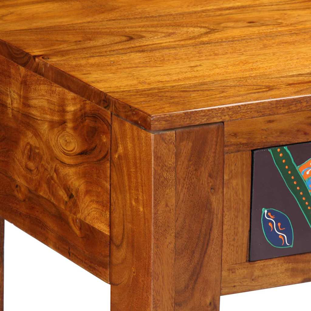 Kirjoituspöytä Laatikon Kanssa Ruskea 110 X 50 X 73 Cm