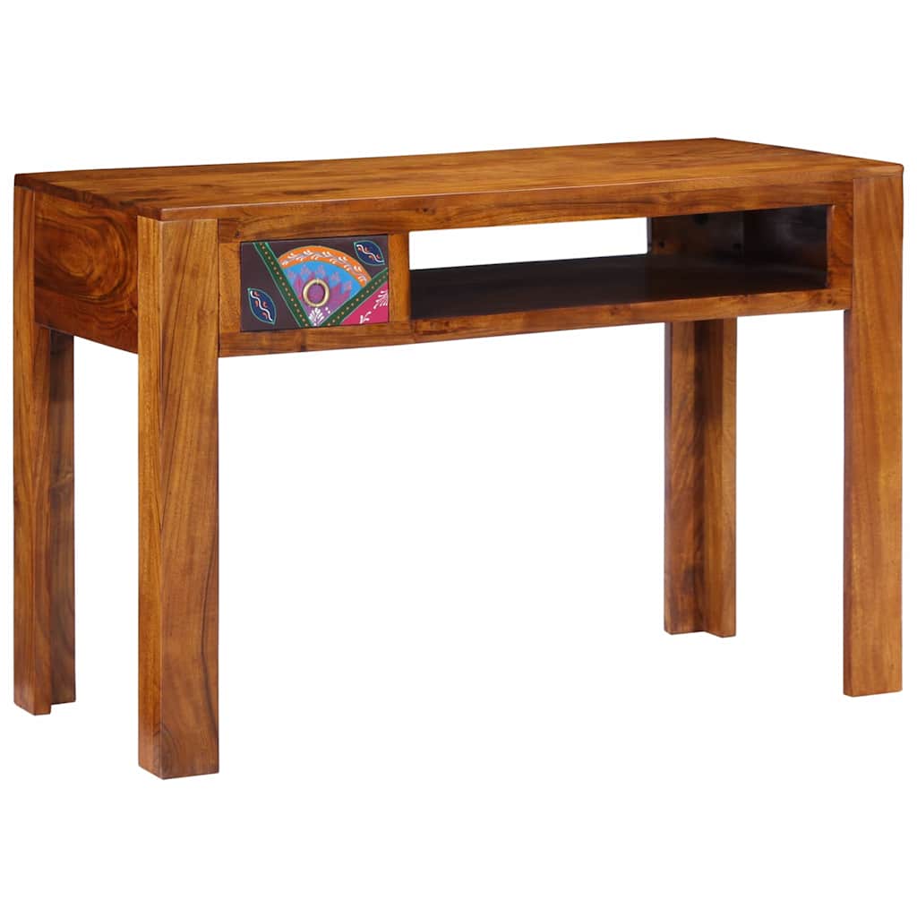 Kirjoituspöytä Laatikon Kanssa Ruskea 110 X 50 X 73 Cm