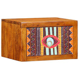 Yöpöytäkaappi 2 Kpl Ruskea 35 X 30 X 22 Cm