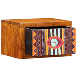 Yöpöytäkaappi 2 Kpl Ruskea 35 X 30 X 22 Cm