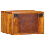 Yöpöytäkaappi 2 Kpl Ruskea 35 X 30 X 22 Cm