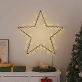 Jouluvalot Star Silhouette 80 Leds Lämmin Valkoinen