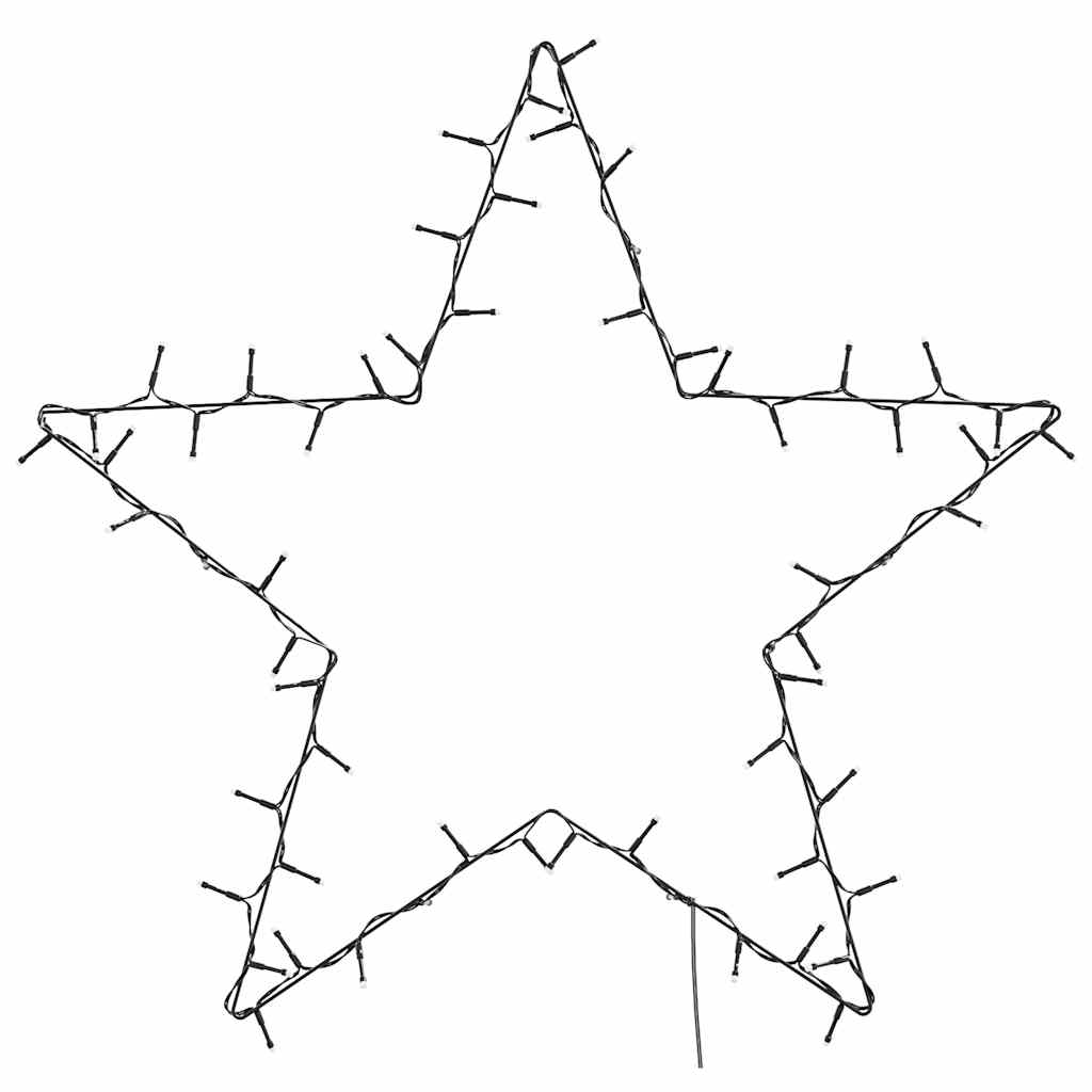 Jouluvalot Star Silhouette 80 Leds Lämmin Valkoinen