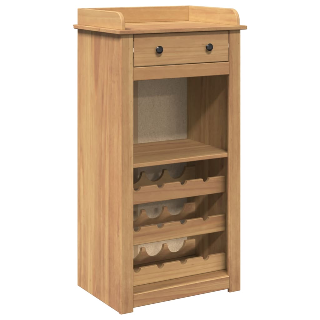 Viinikaappi Panama 57X40X111,5 Cm Täysi Mänty