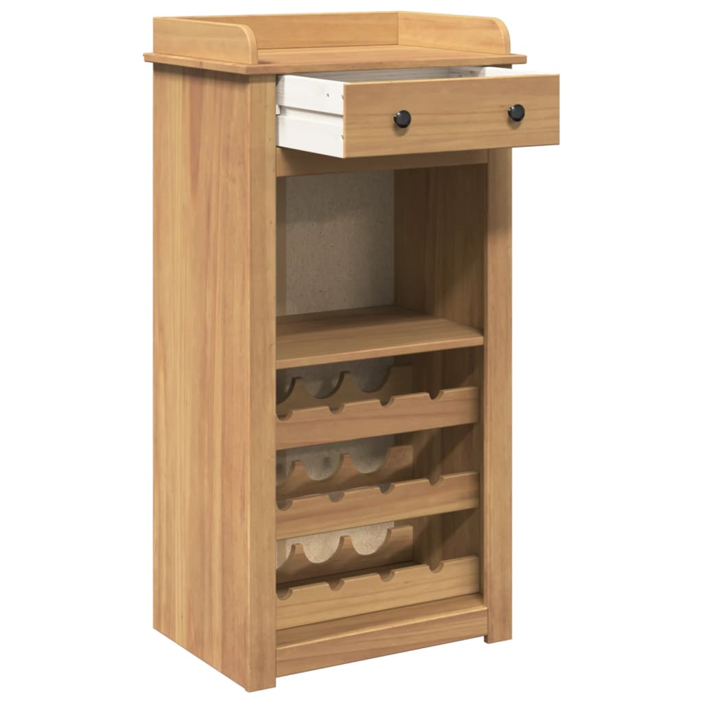 Viinikaappi Panama 57X40X111,5 Cm Täysi Mänty