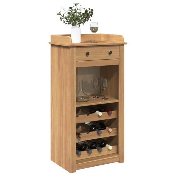 Viinikaappi Panama 57X40X111,5 Cm Täysi Mänty