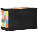 Tv-Kaappi 80 X 35 X 50 Cm Monivärinen Kiinteä Mango Puu