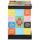 Tv-Kaappi 80 X 35 X 50 Cm Monivärinen Kiinteä Mango Puu