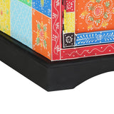 Tv-Kaappi 100 X 35 X 50 Cm Monivärinen Kiinteä Mango Puu
