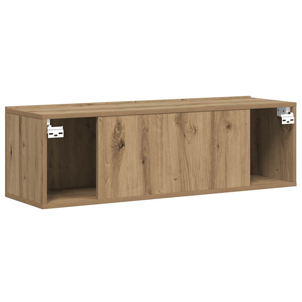 Tv-Seinäkaappi 100X30X30 Cm Tekninen Puu