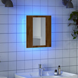 Kylpyhuoneen Led Peilikaappi 40X12X45 Cm Akryyli