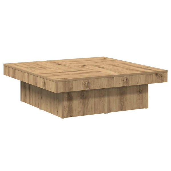 Sohvapöytä Käsityöläinen Tammi 90X90X28 Cm Tekninen Puu