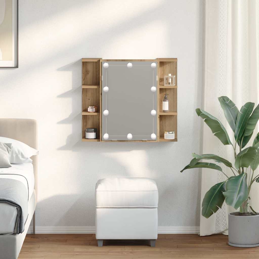 Peilikaappi Ledillä Artisan Oak 70X16,5X60 Cm