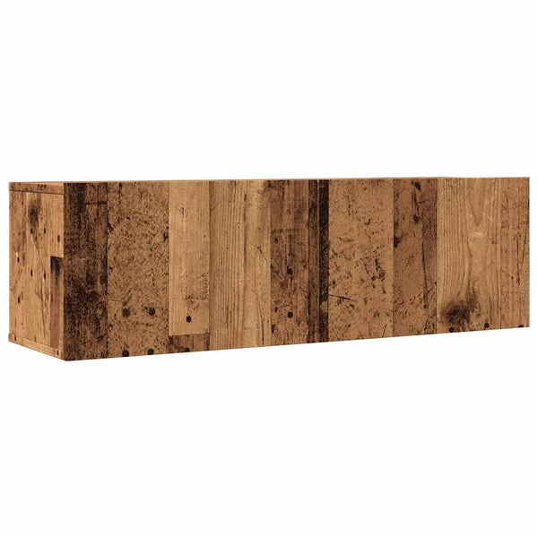 Tv-Kaapit Seinäkiinnitettävä 2 Kpl 100X30X30 Cm