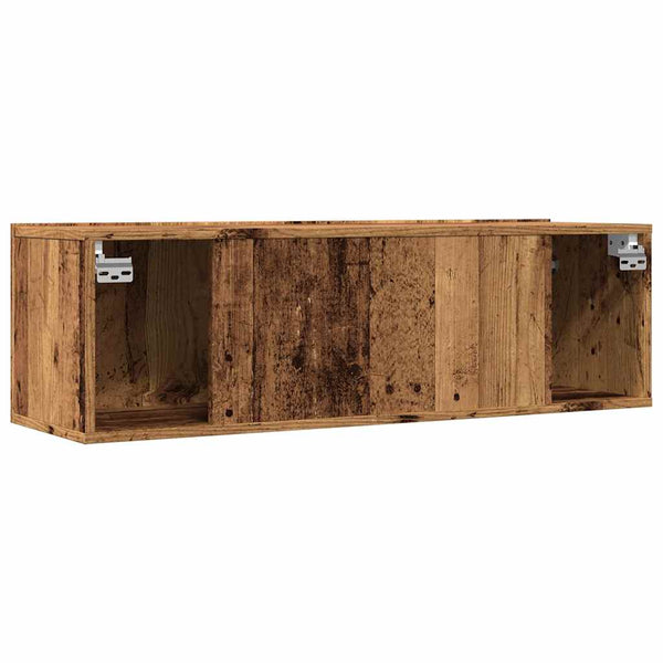 Tv-Kaapit Seinäkiinnitettävä 2 Kpl 100X30X30 Cm
