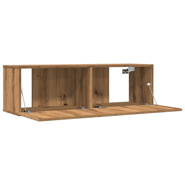 Tv-Kaapit Seinäkiinnitettävä 2 Kpl 100X30X30 Cm
