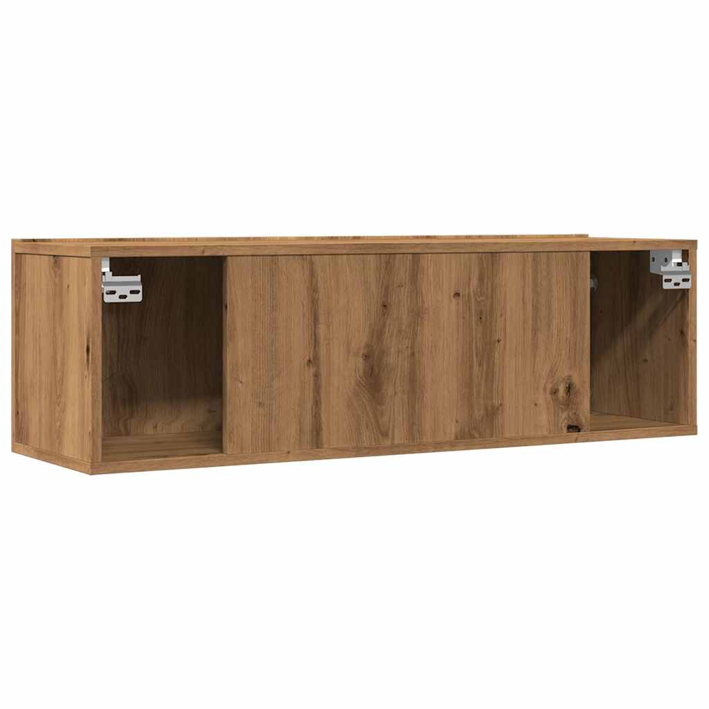 Tv-Kaapit Seinäkiinnitettävä 2 Kpl 100X30X30 Cm