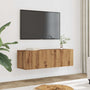 Tv-Kaapit Seinäkiinnitettävä 2 Kpl 100X30X30 Cm