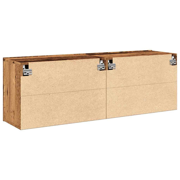 Tv-Kaapit Seinäkiinnitettävä 2 Kpl 60X30X41 Cm