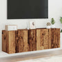 Tv-Kaapit Seinäkiinnitettävä 2 Kpl 60X30X41 Cm