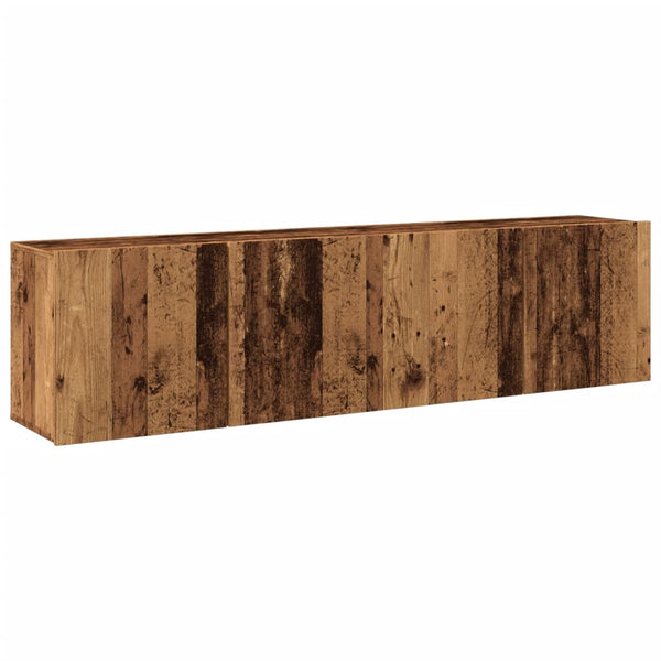 Tv-Kaapit Seinäkiinnitettävä 2 Kpl 80X30X41 Cm