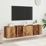 Tv-Kaapit Seinäkiinnitettävä 2 Kpl 80X30X41 Cm