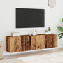 Tv-Kaapit Seinäkiinnitettävä 2 Kpl 80X30X41 Cm