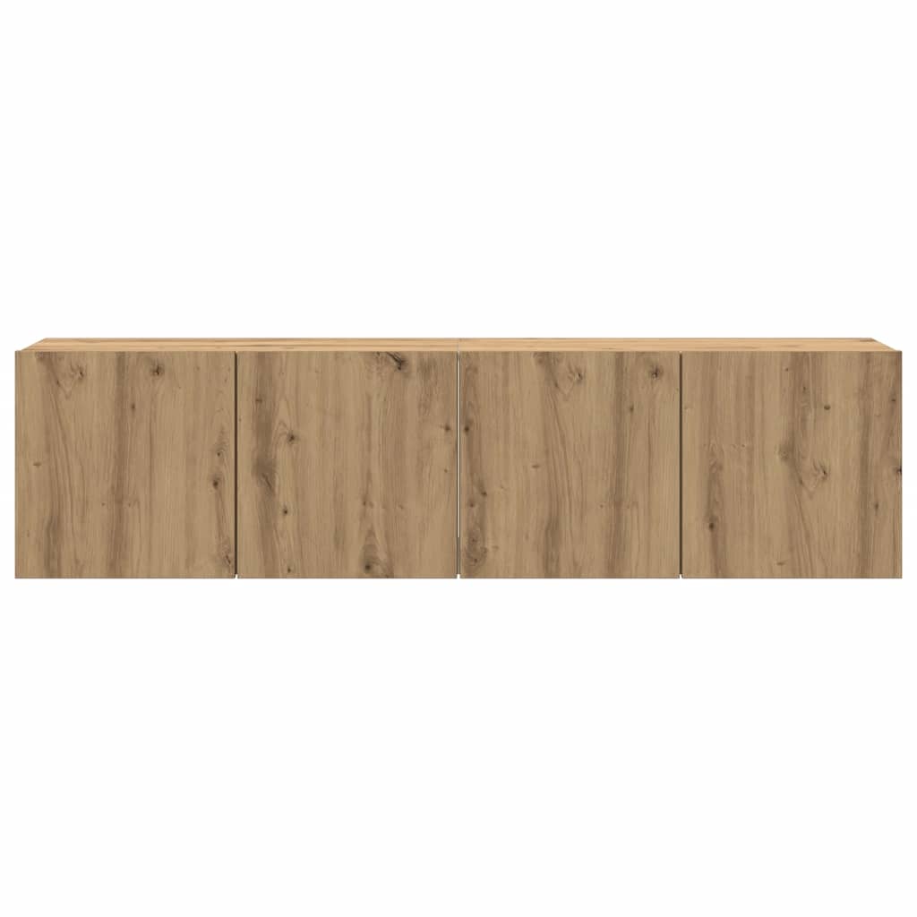 Tv-Kaapit Seinäkiinnitettävä 2 Kpl 80X30X41 Cm