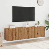 Tv-Kaapit Seinäkiinnitettävä 2 Kpl 80X30X41 Cm