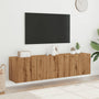 Tv-Kaapit Seinäkiinnitettävä 2 Kpl 80X30X41 Cm