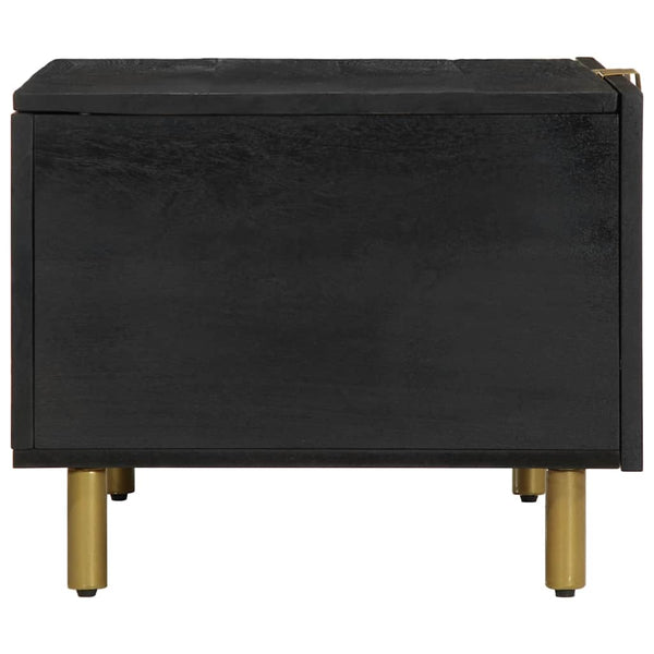 Sohvapöytä Musta 80X50X40 Cm Tekninen Puu