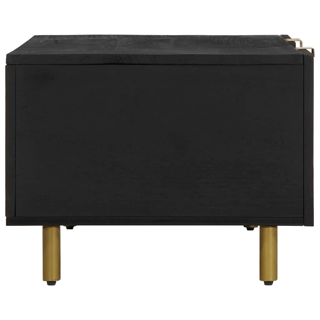 Sohvapöytä Musta 100X54X40 Cm Suunniteltu Puu