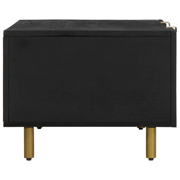 Sohvapöytä Musta 100X54X40 Cm Suunniteltu Puu