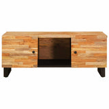 Sohvapöytä Ruskea 100 X 54 X 40 Cm Kiinteä Mango Puu