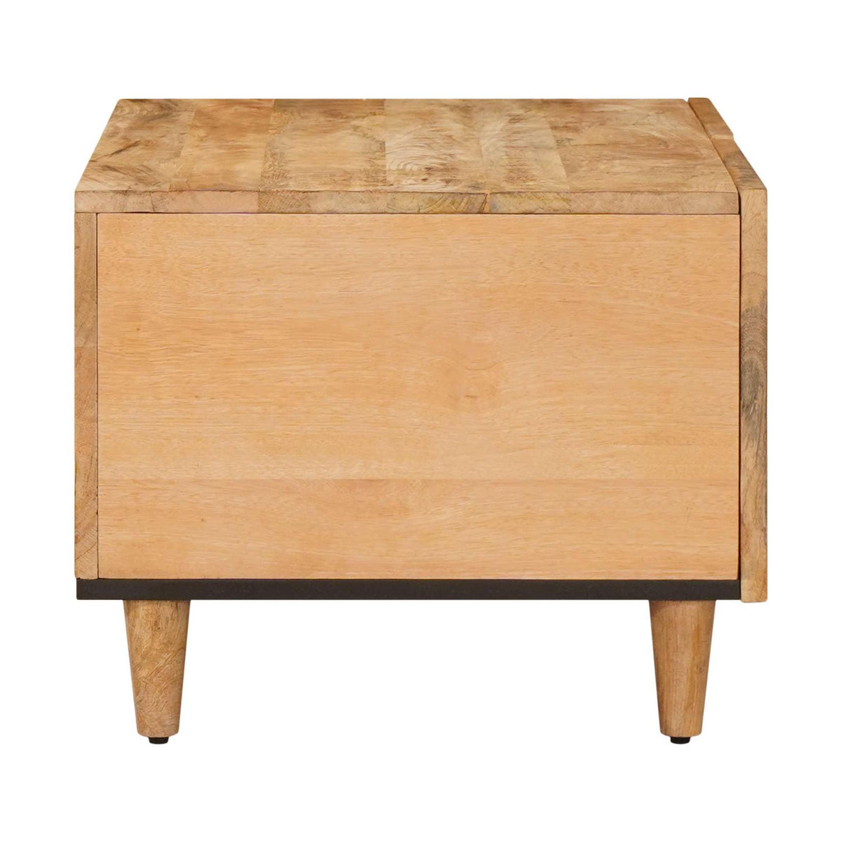 Sohvapöytä Ruskea 80 X 50 X 40 Cm Kiinteä Mango Puu