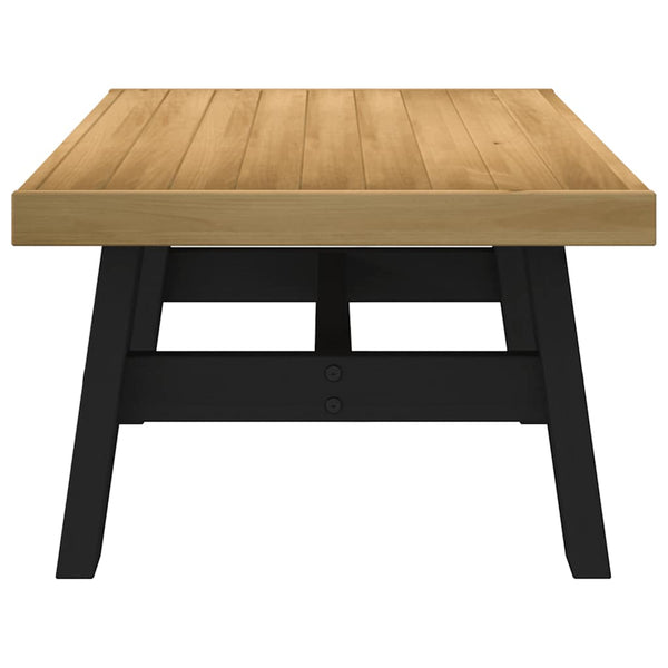 Sohvapöytä Noain Amuotoiset Jalat 120X60X40Cm Massiivipuu Mänty