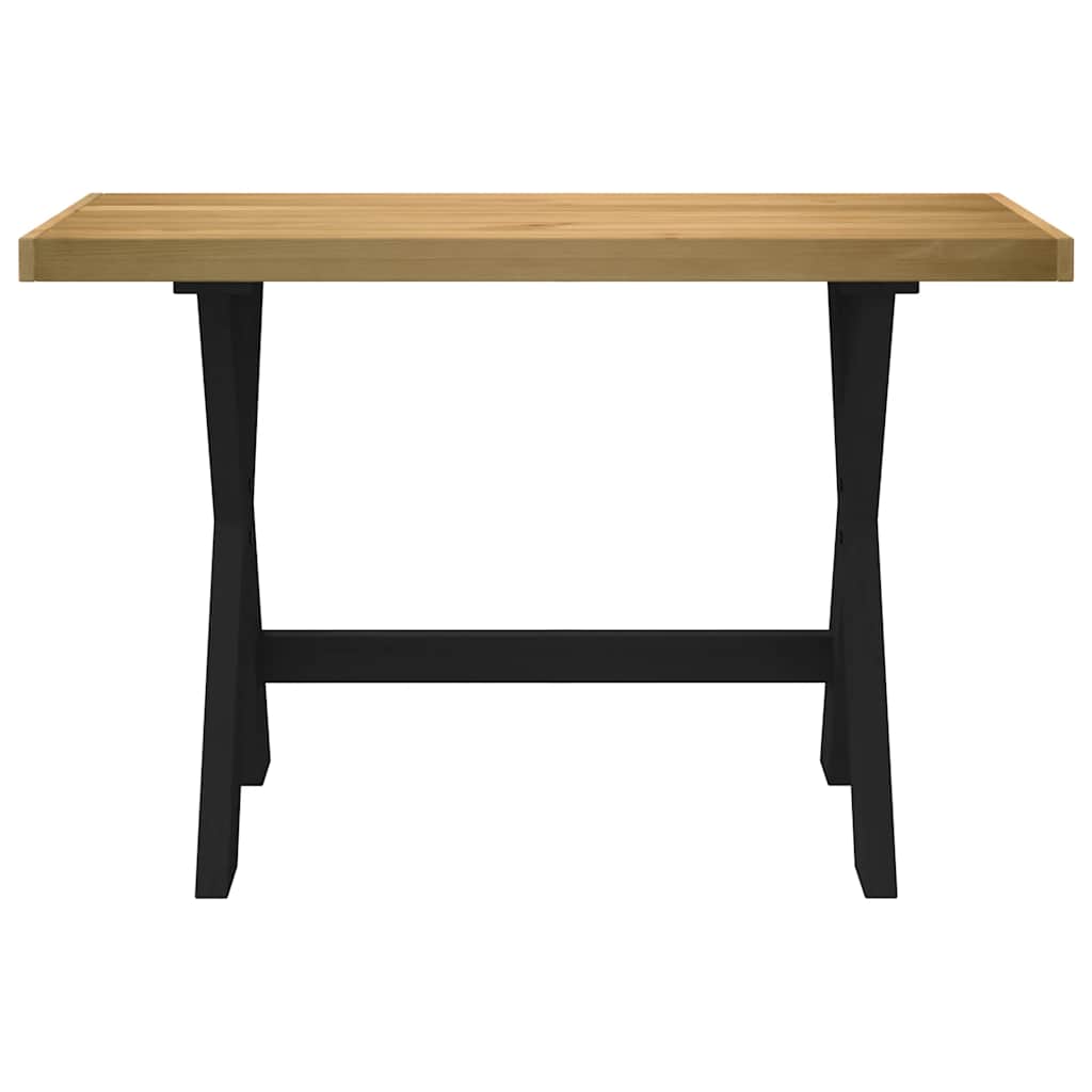 Työpöytä Noain Iset Jalat 120X50X75 Cm Massiivipuu Mänty