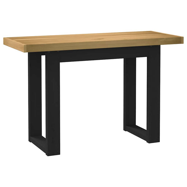 Työpöytä Noain Iset Jalat 120X50X75 Cm Massiivipuu Mänty