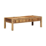 Sohvapöytä Ruskea 110 X 54 X 35 Cm Kierrätetty Massiivinen Puu