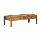 Sohvapöytä Ruskea 110 X 54 X 35 Cm Kierrätetty Massiivinen Puu