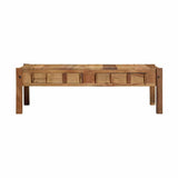 Sohvapöytä Ruskea 110 X 54 X 35 Cm Kierrätetty Massiivinen Puu