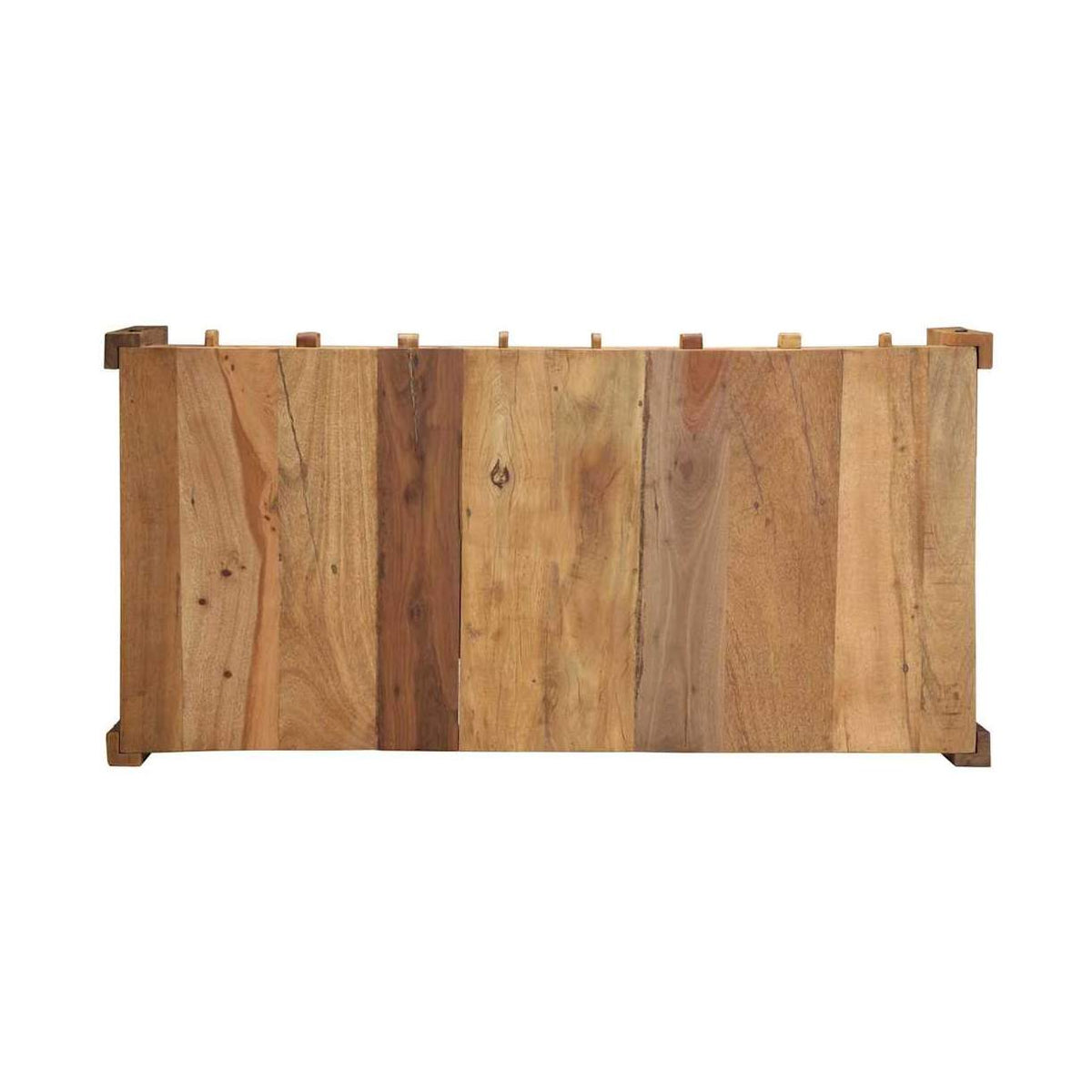 Sohvapöytä Ruskea 110 X 54 X 35 Cm Kierrätetty Massiivinen Puu